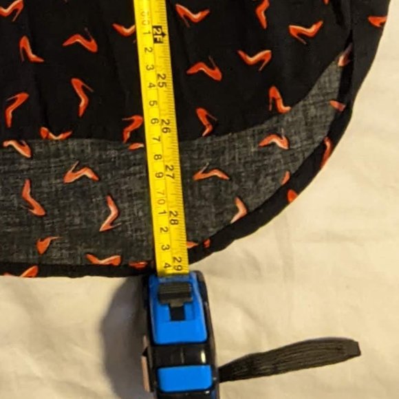 Brody Miles Red Stiletto Blouse sz L - Picture 11 of 13